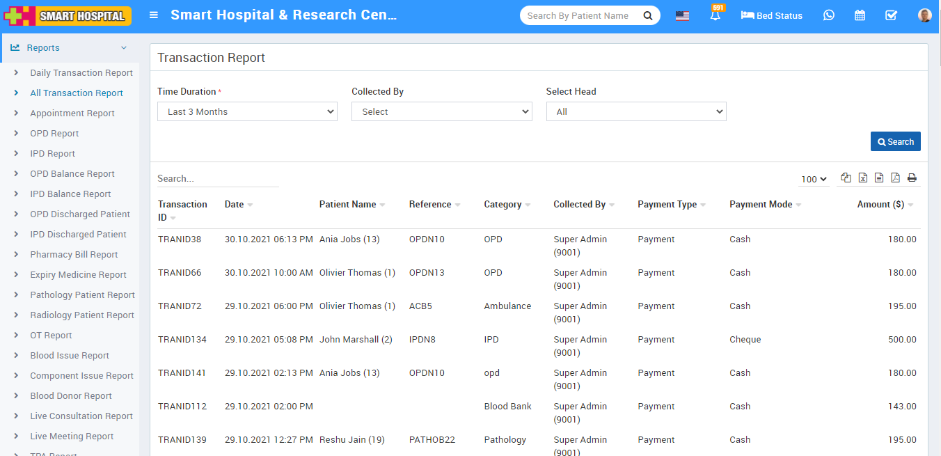 Hospital Management System and Android App - Smart Hospital
