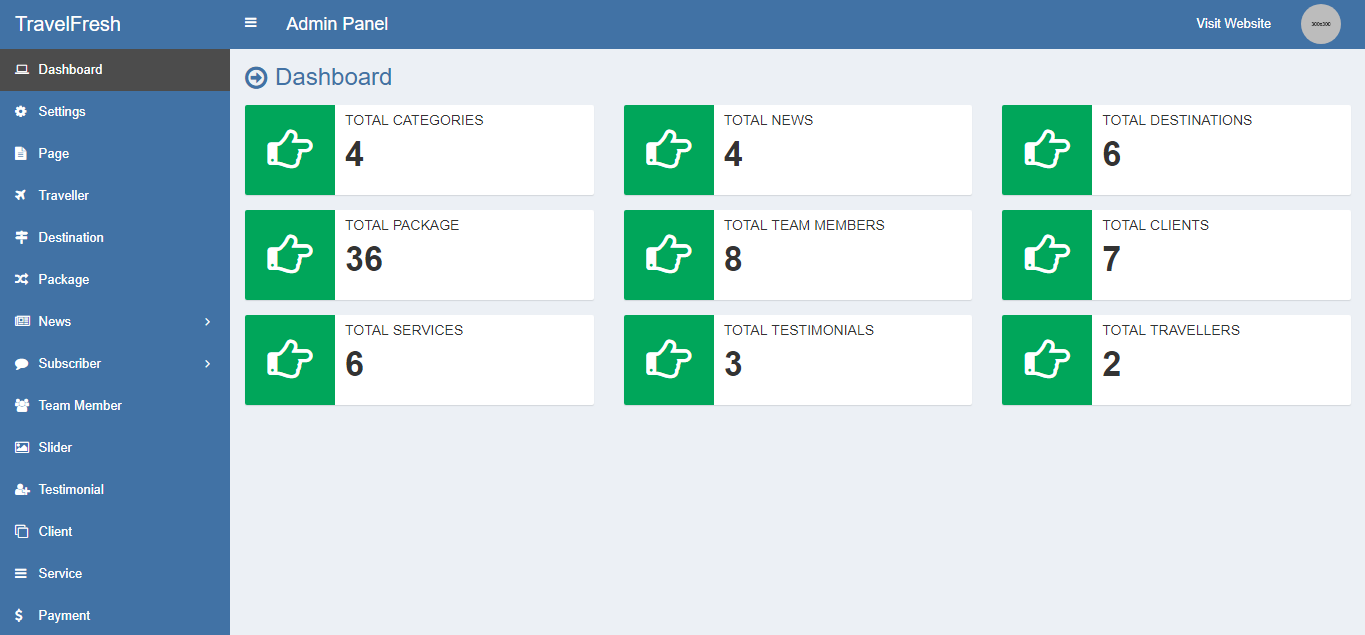 Travelfresh - travel agency cms with online booking system - Image 2