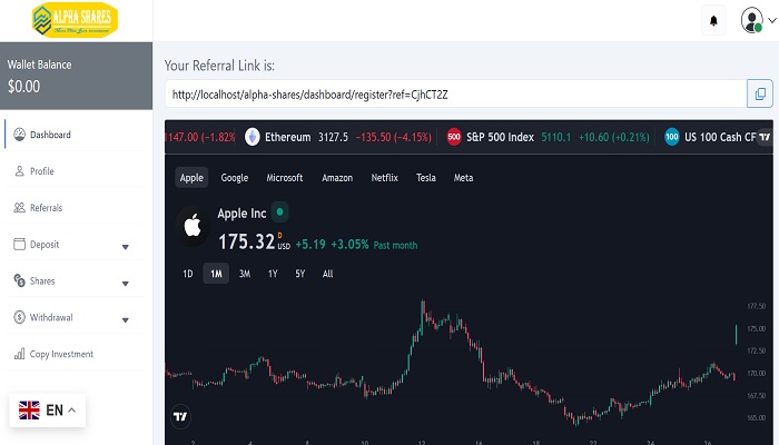 Alpha Shares Investment Script - Asset, Shares, Stock & HYIP - Image 2