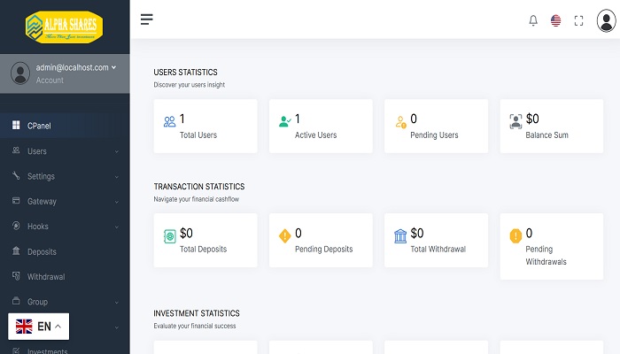 Alpha Shares Investment Script - Asset, Shares, Stock & HYIP - Image 3